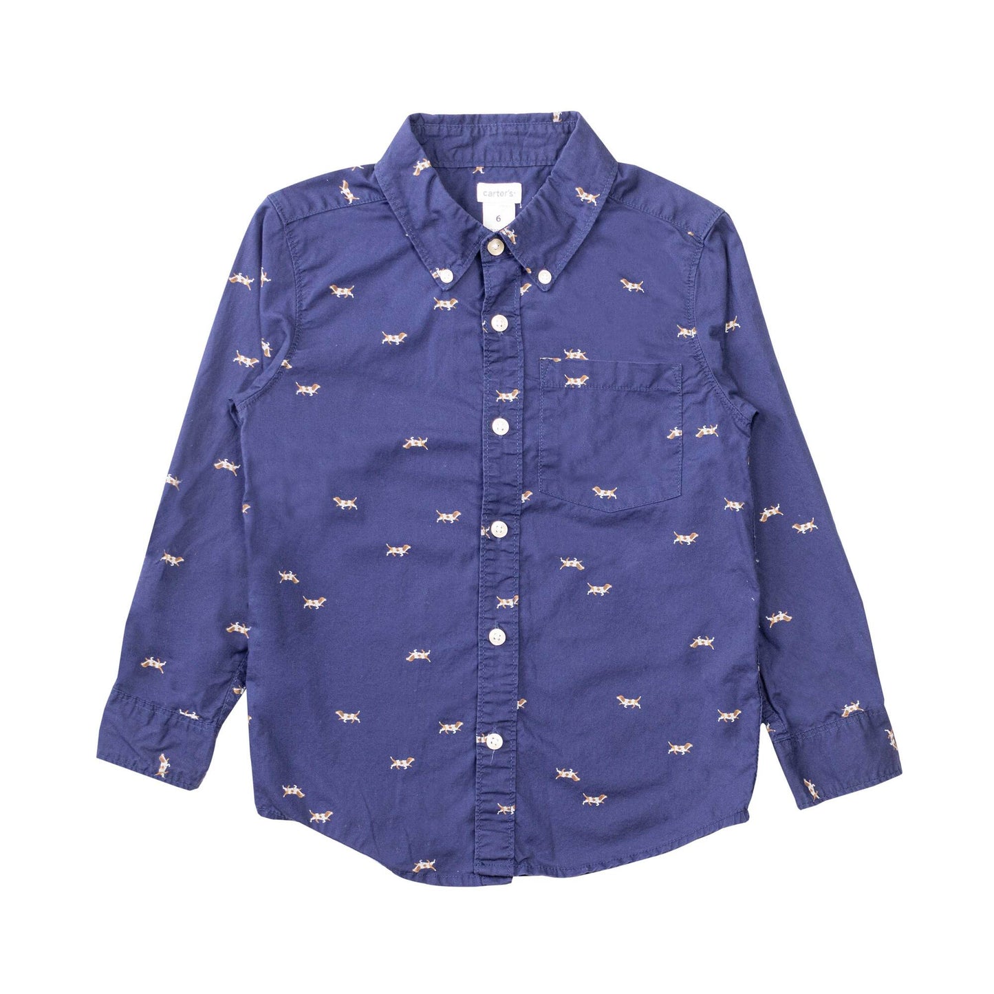 Camisa de varón con manga larga