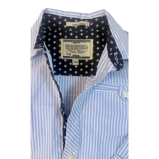 Camisa de Botones Talla 12M