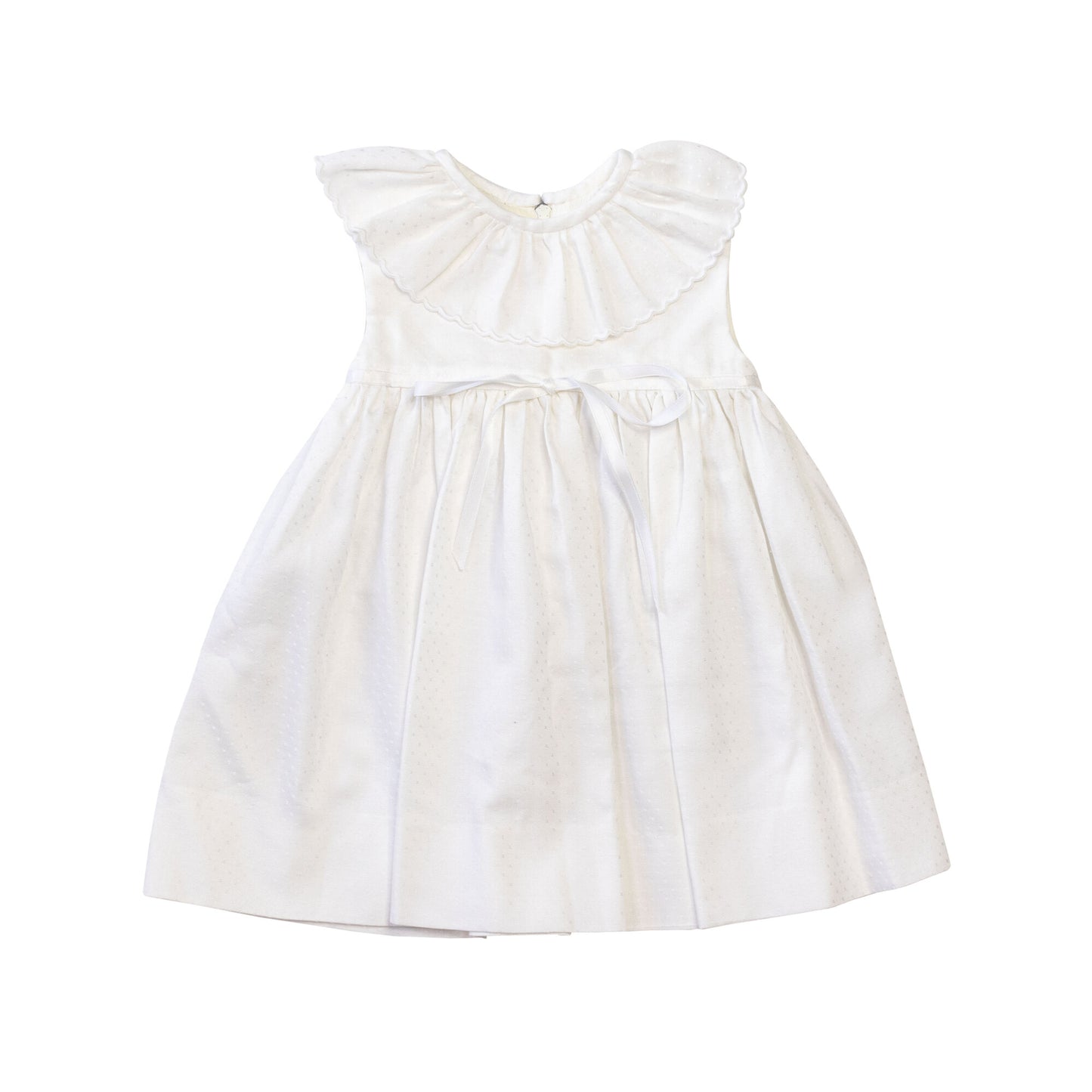 Vestido día niña - fiesta- sin manga