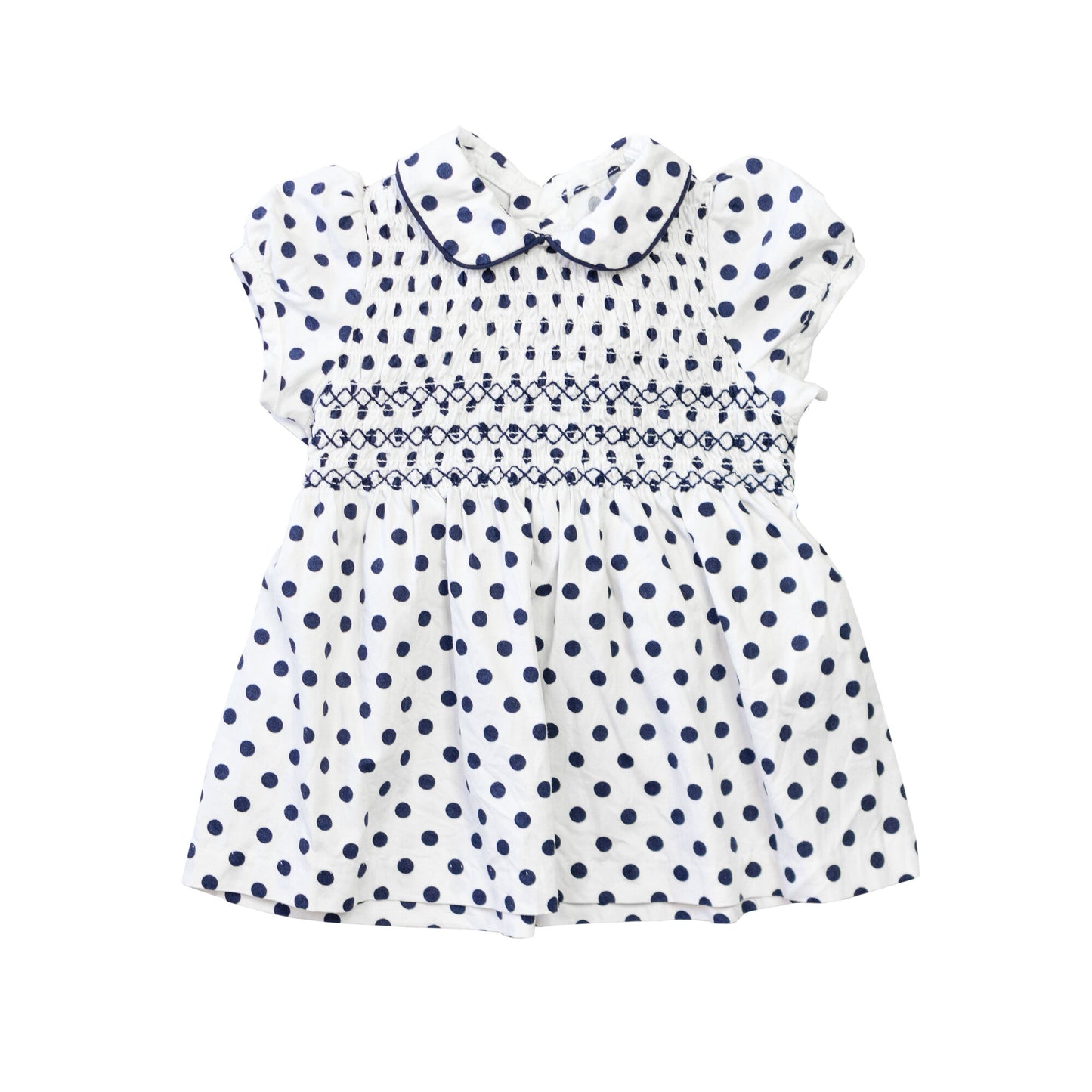 Vestido día niña - fiesta - manga corta