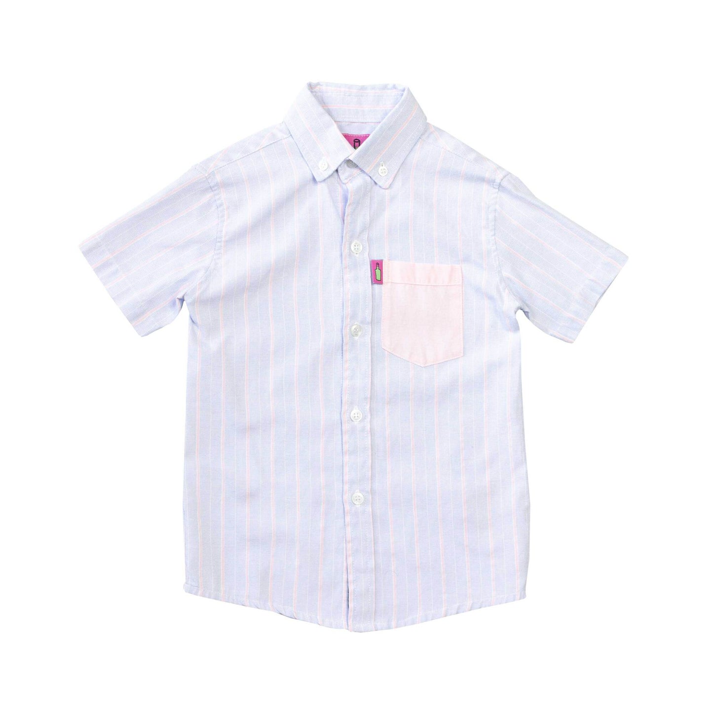 Camisa de varón con manga corta