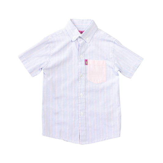 Camisa de varón con manga corta