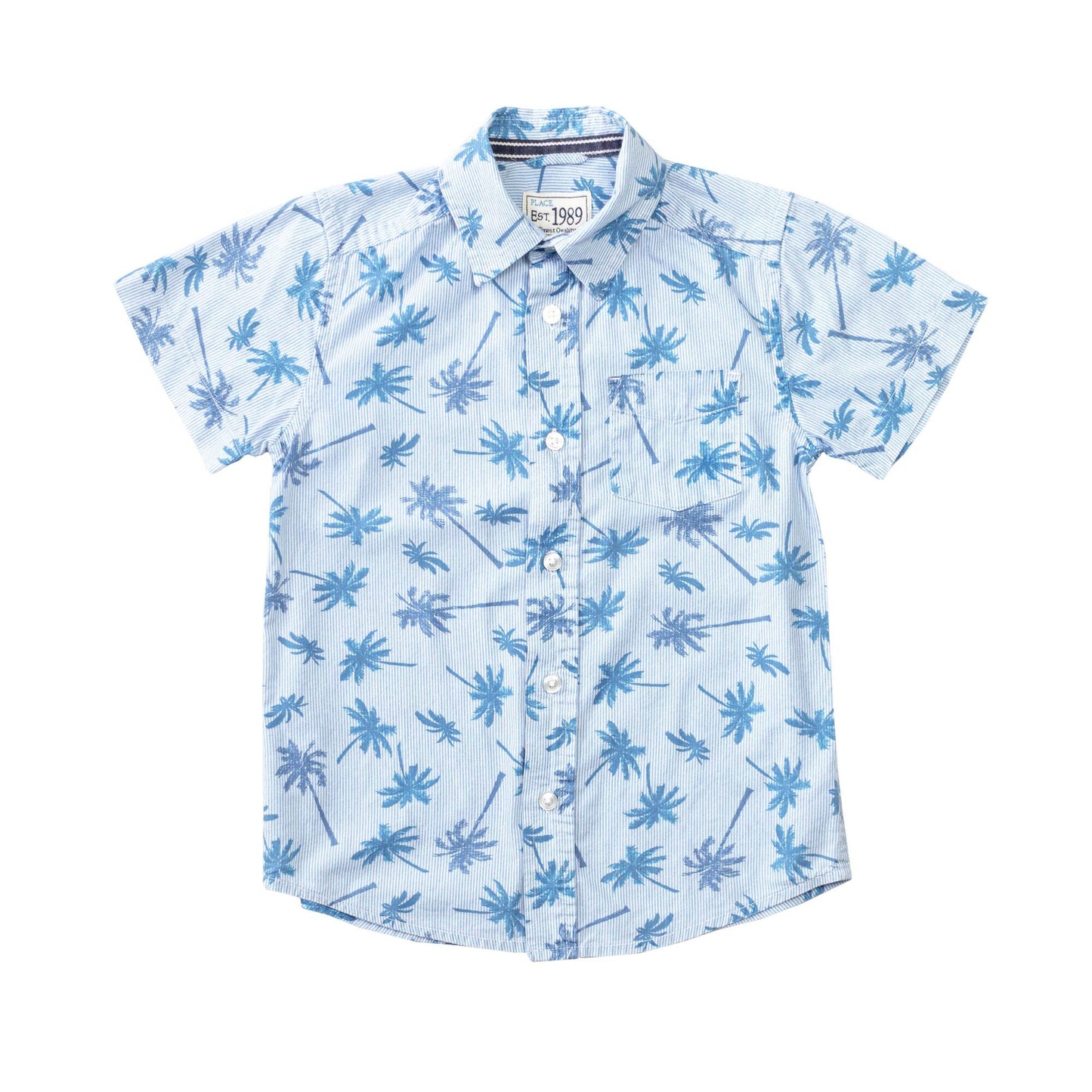 Camisa de varón con manga corta