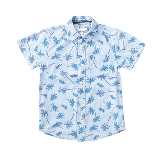 Camisa de varón con manga corta