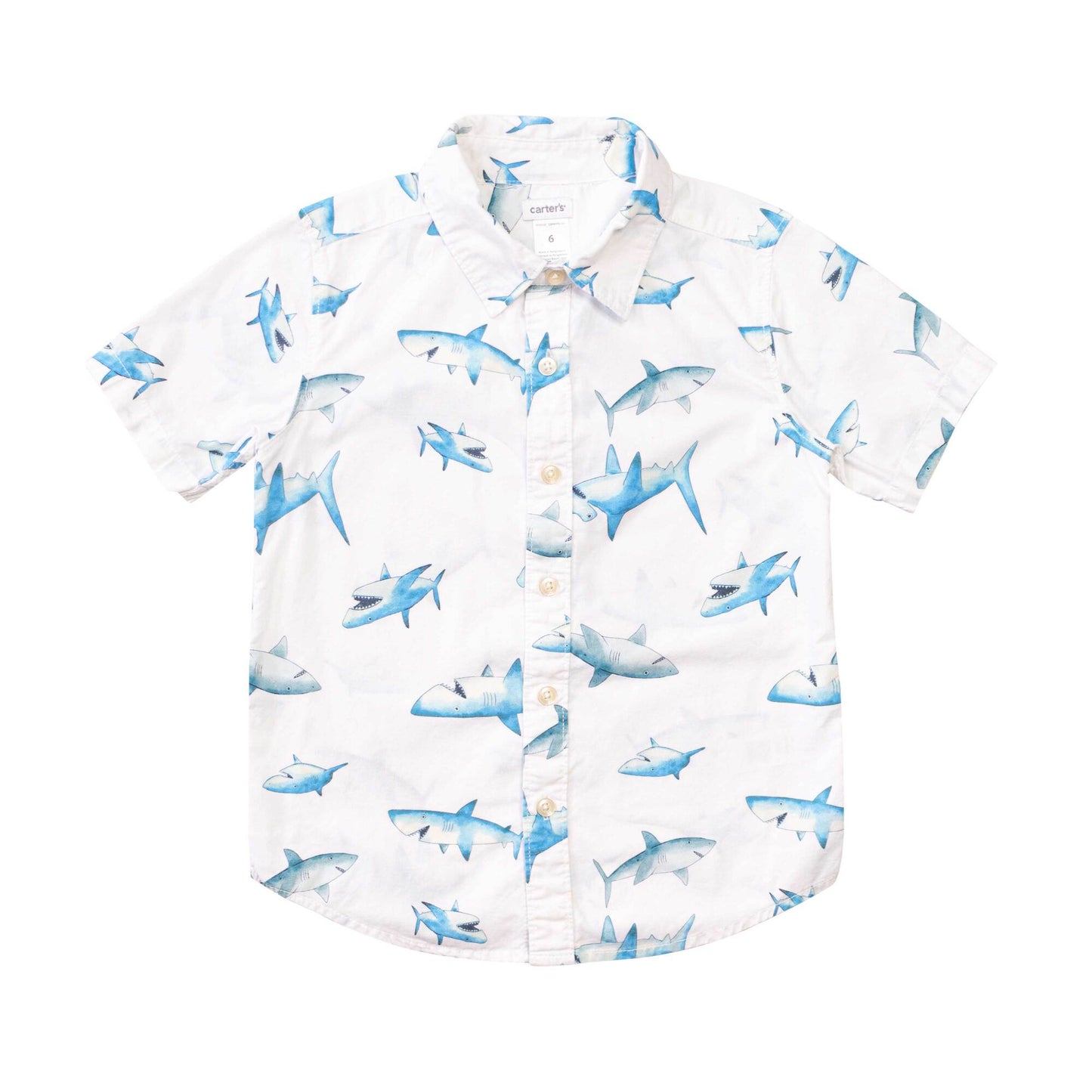 Camisa de varón con manga corta