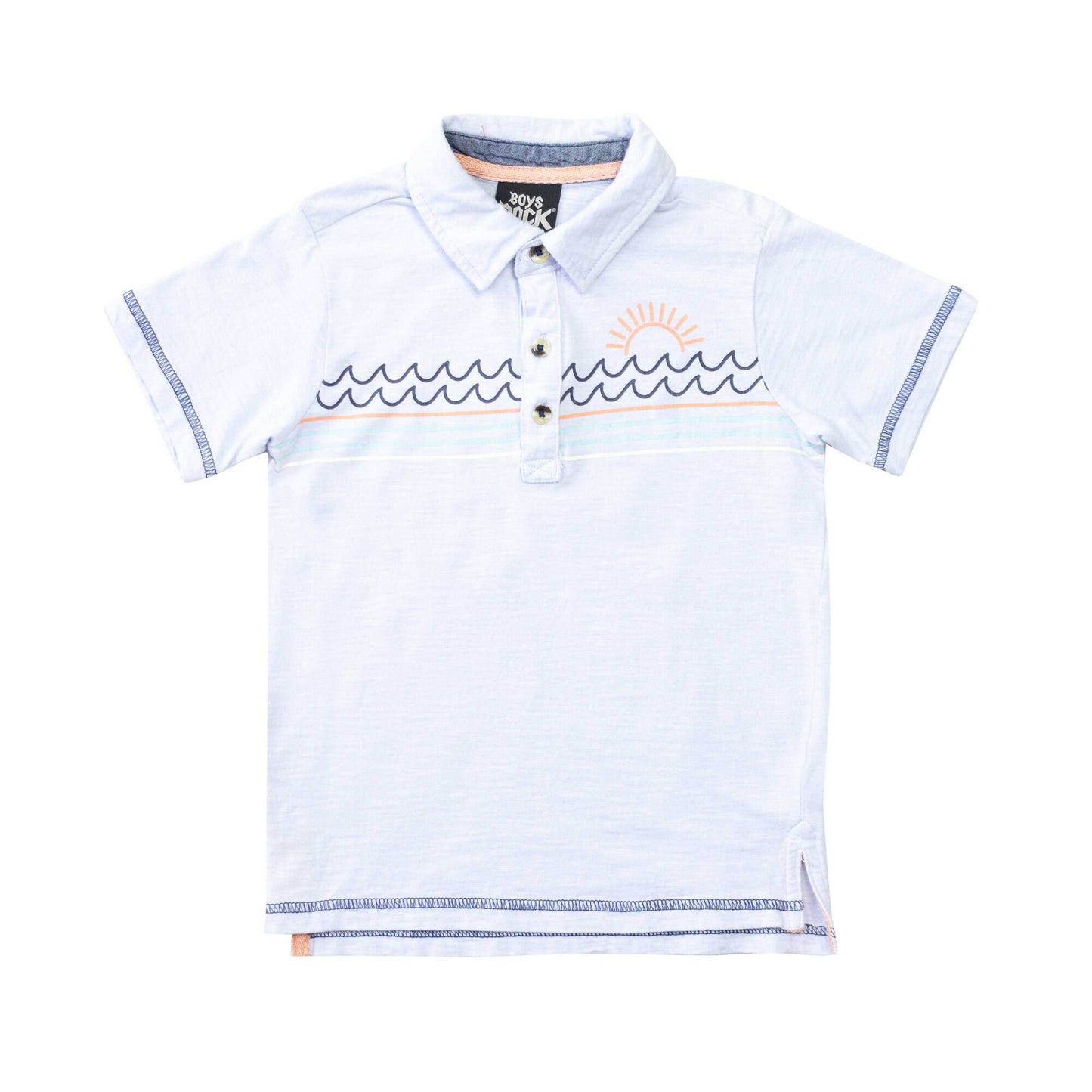 Camisa de varón con manga corta