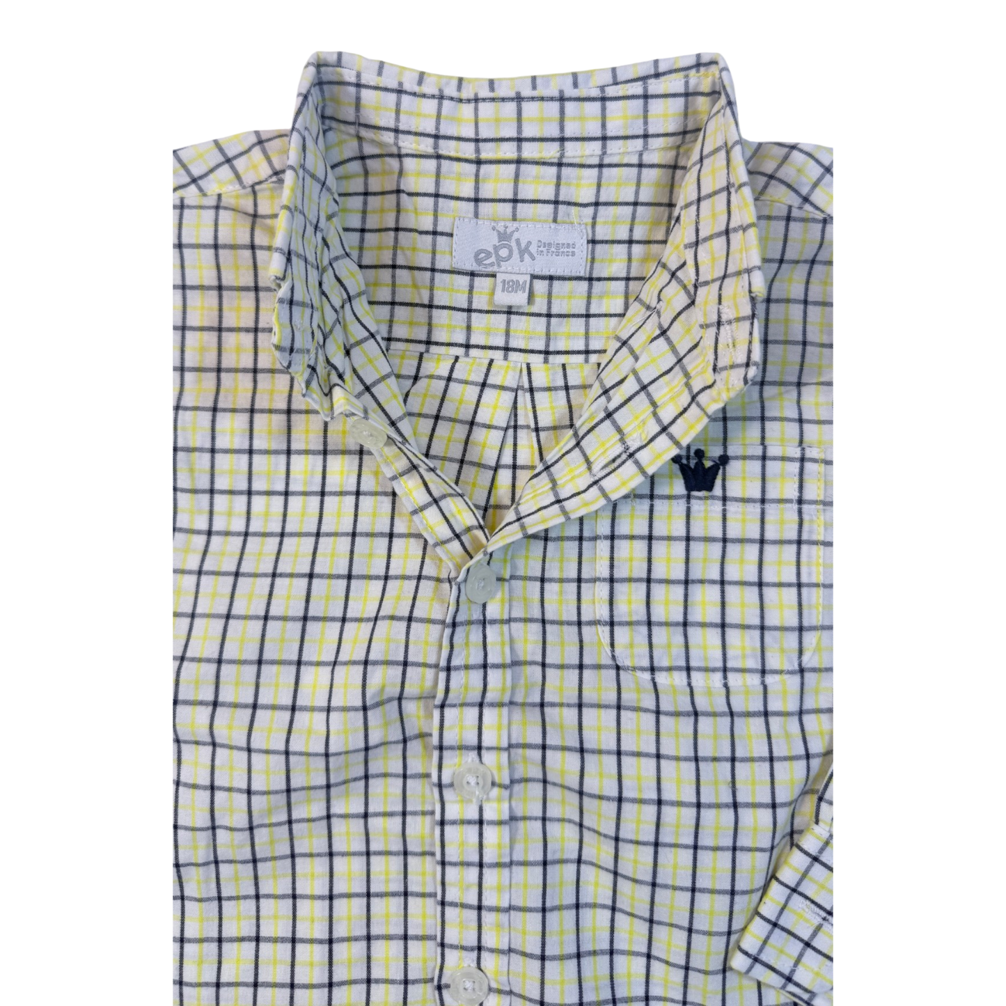 Camisa de Botones Talla 18M