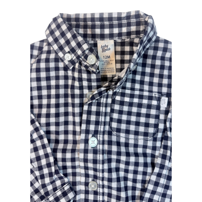 Camisa de Botones Talla 12M