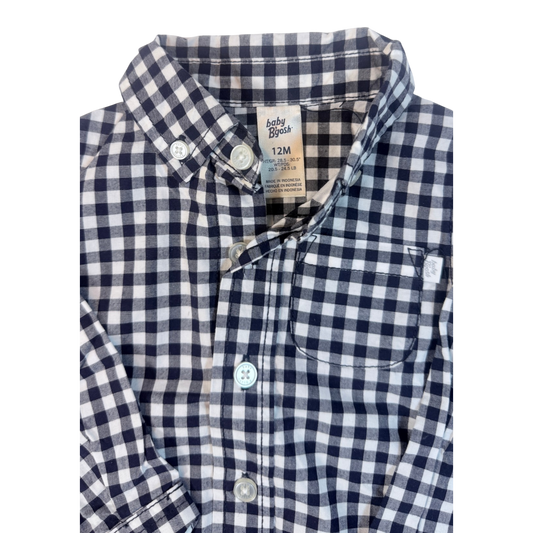 Camisa de Botones Talla 12M