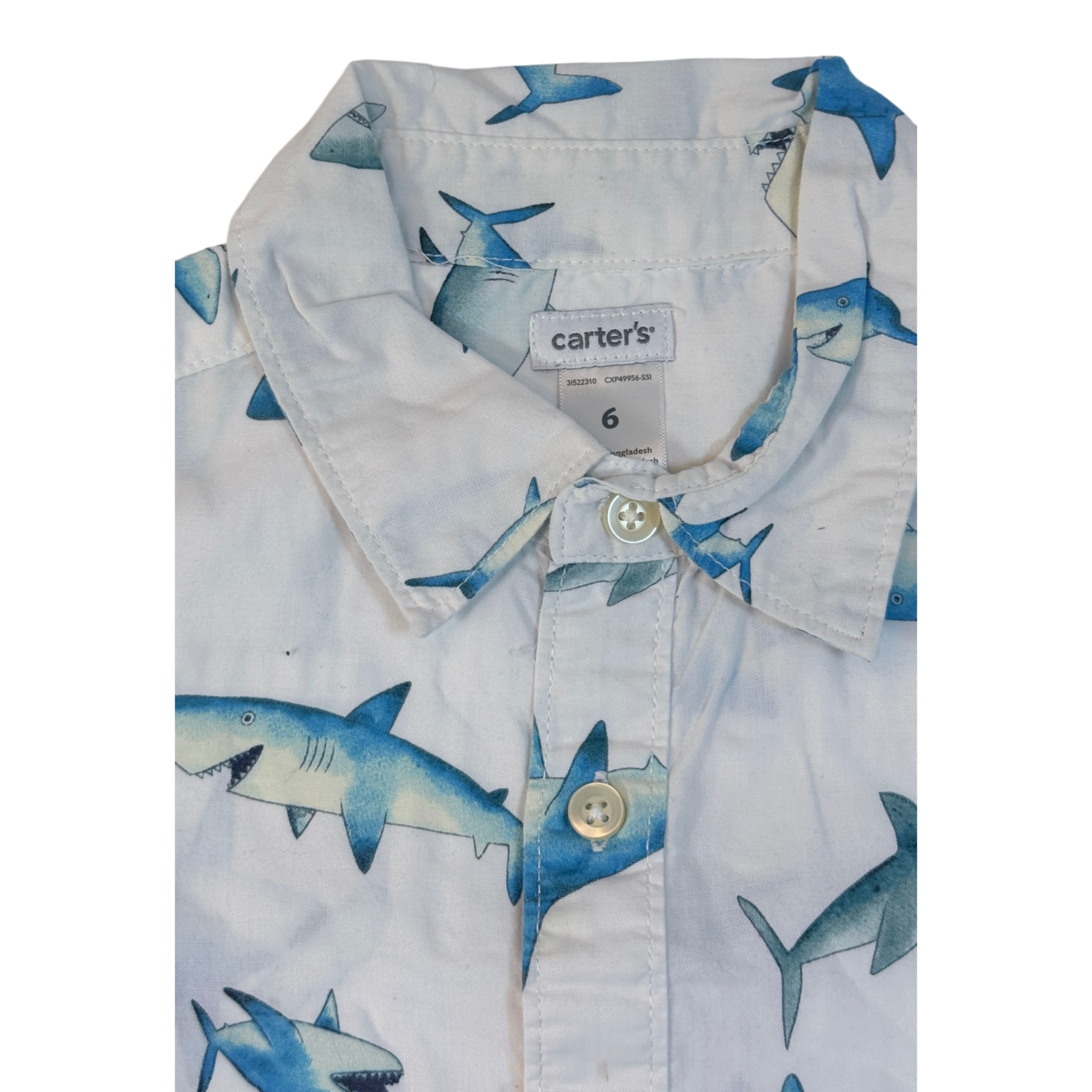 Camisa de Botones Talla 6