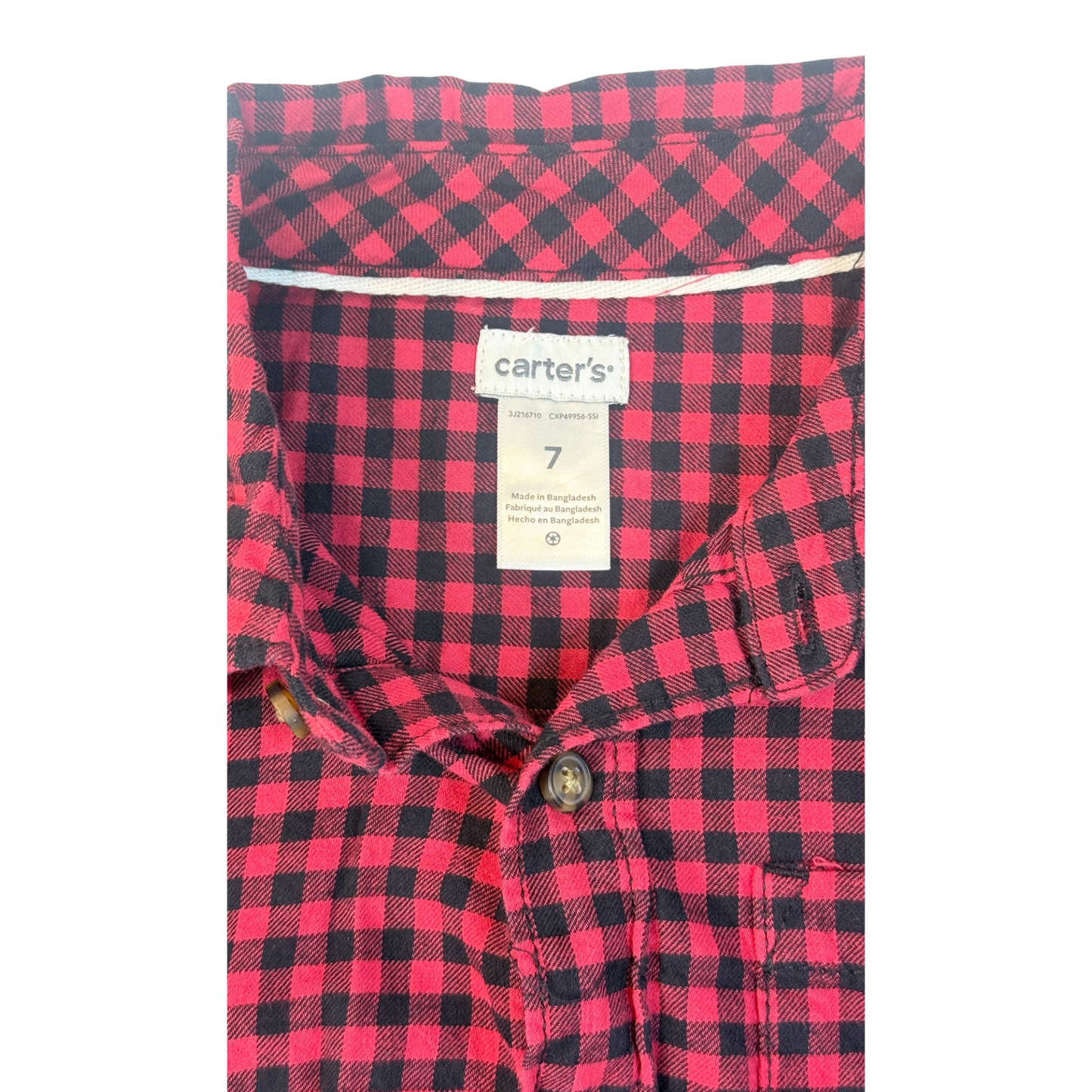 Camisa de Botones Talla 7