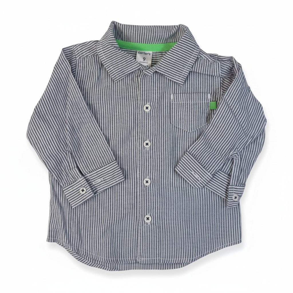 Camisa de Botones Talla 9M