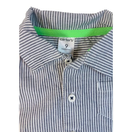 Camisa de Botones Talla 9M