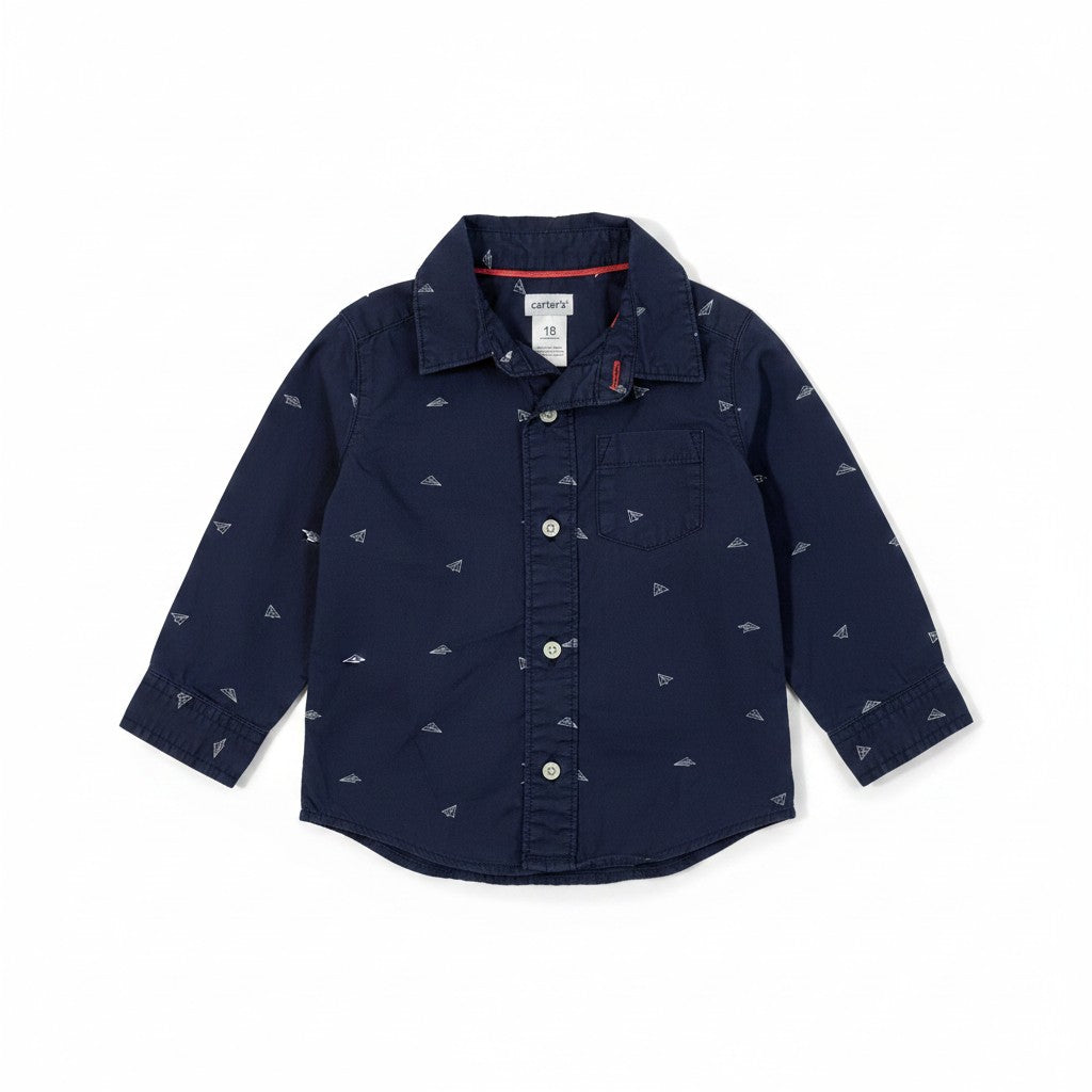 Camisa de Botones Talla 18M