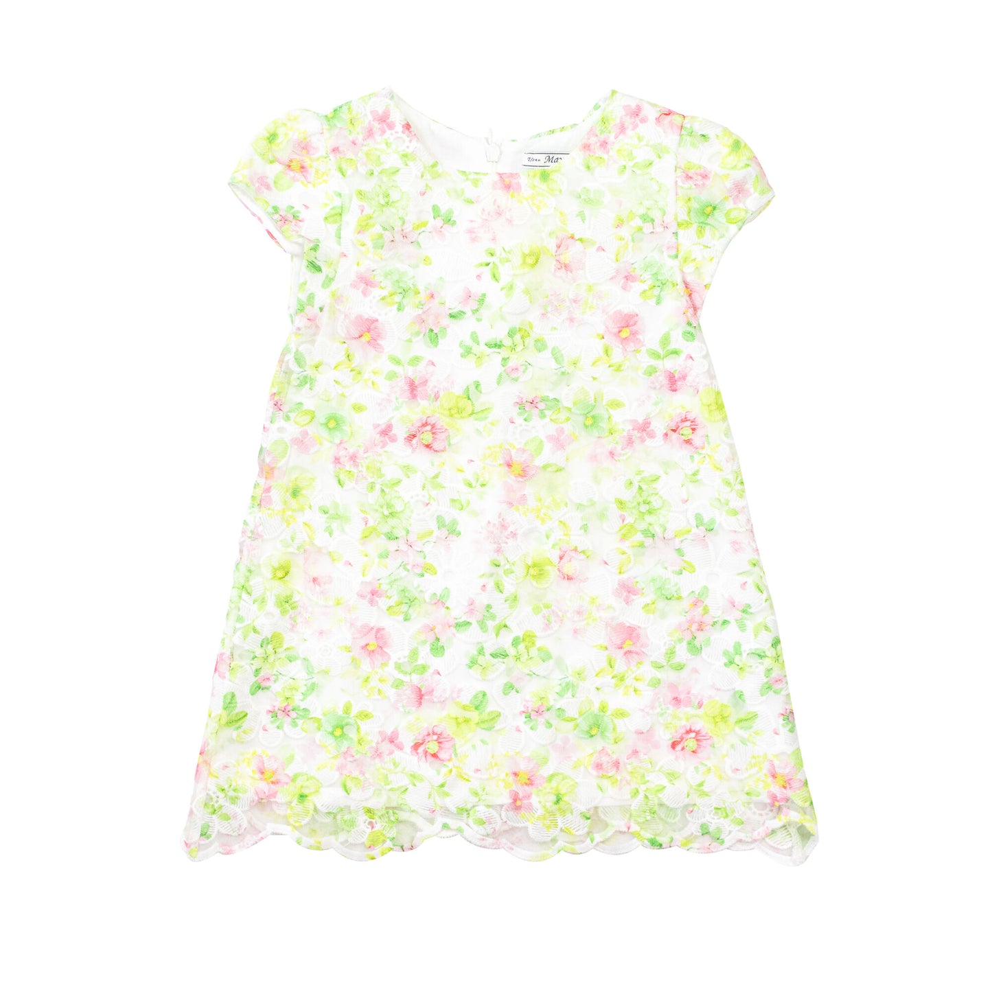 Vestido día niña manga muy pequeña