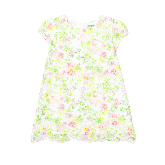 Vestido día niña manga muy pequeña