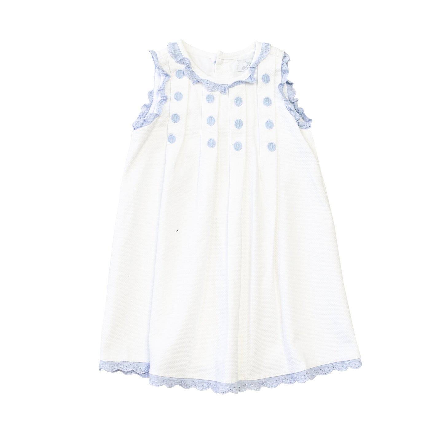 Vestido día niña sin mangas