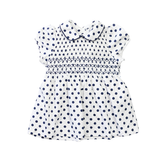 Vestido día niña - fiesta - manga corta